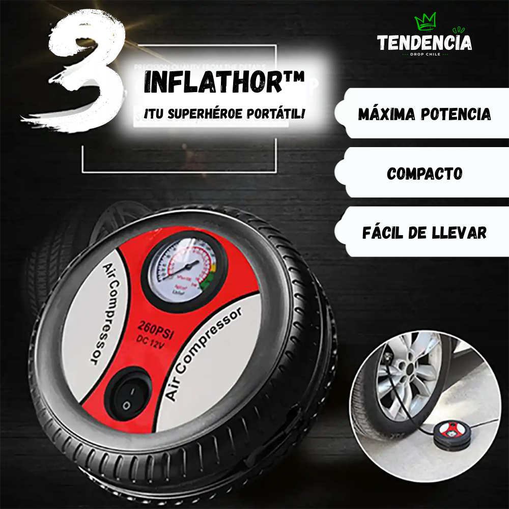 INFLATHOR™ - Compresor de Aire Portátil